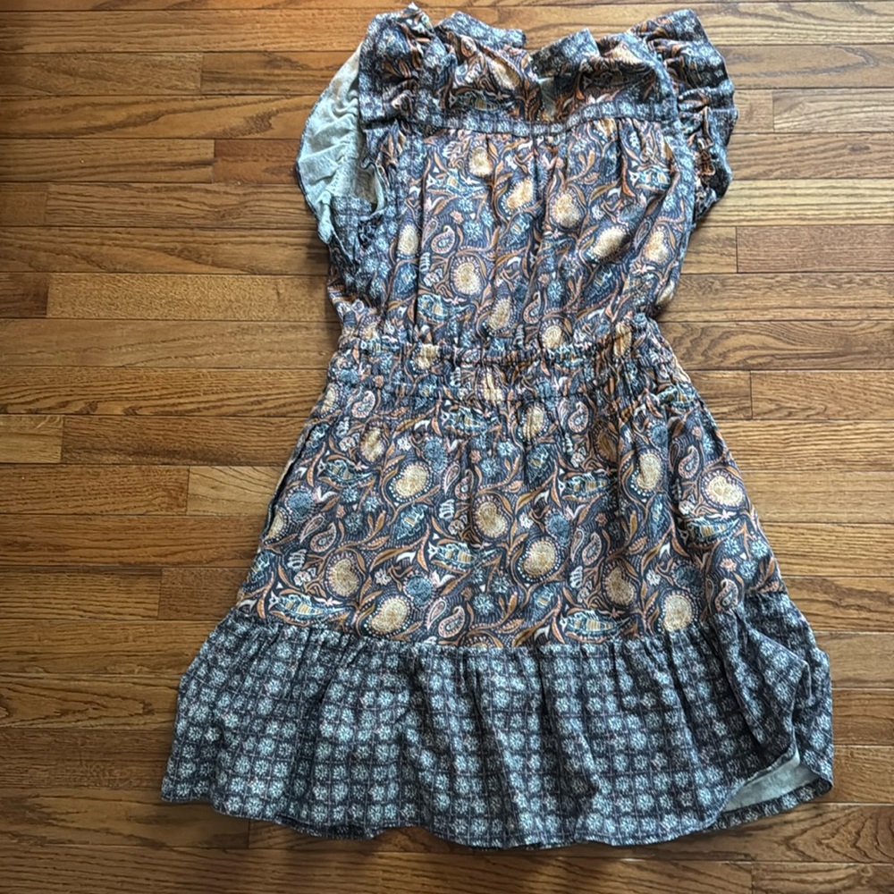 Floral Ruffle Sleeve Dress - Picture 4 of 4